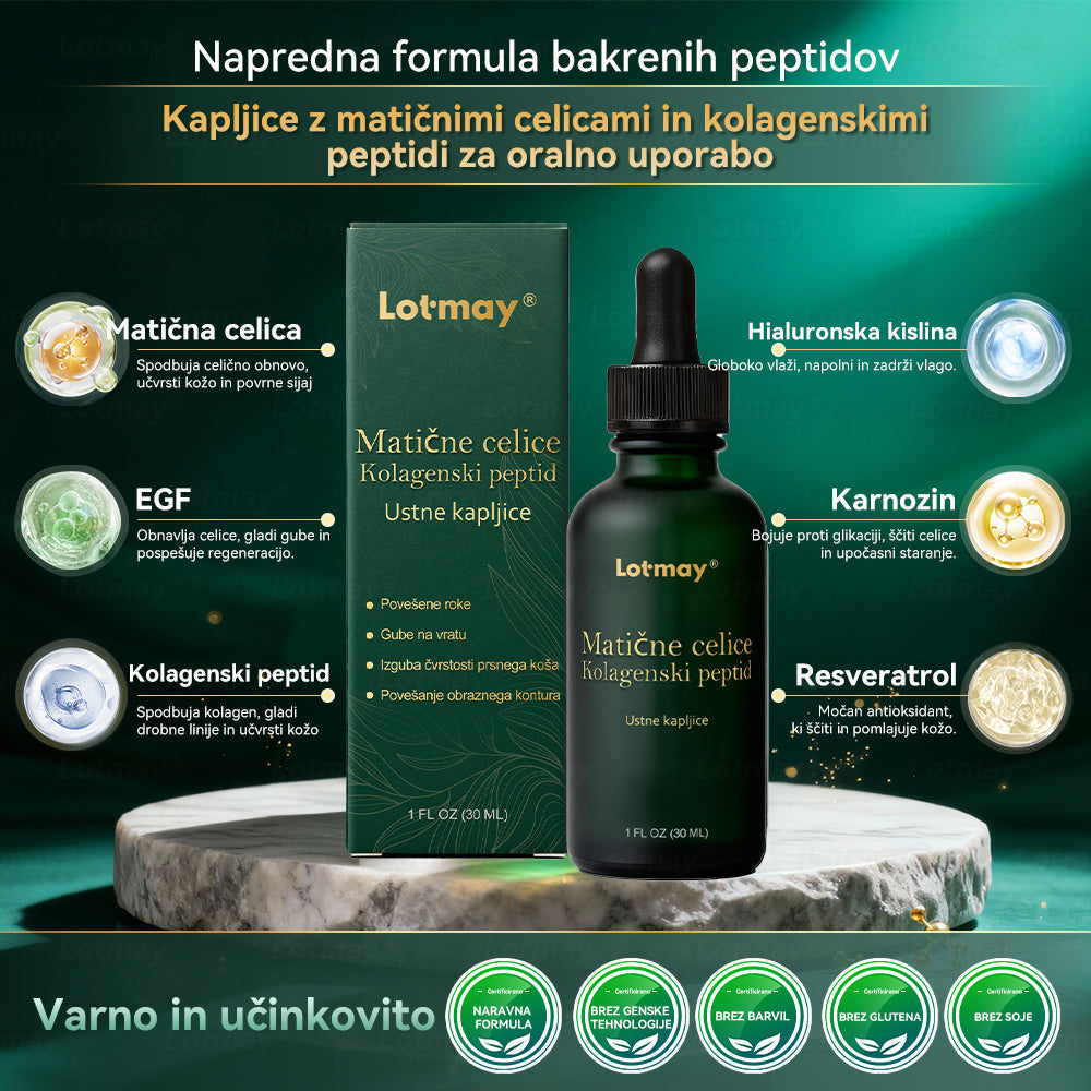💥𝐿𝑜𝑡𝑚𝑎𝑦® 𝐾𝑎𝑝𝑙𝑗𝑖𝑐𝑒 𝑧 𝑚𝑎𝑡𝑖č𝑛𝑖𝑚𝑖 𝑐𝑒𝑙𝑖𝑐𝑎𝑚𝑖 𝑖𝑛 𝑘𝑜𝑙𝑎𝑔𝑒𝑛𝑠𝑘𝑖𝑚𝑖 𝑝𝑒𝑝𝑡𝑖𝑑𝑖(za učvrstitev in dvig povešene kože ter zmanjšanje nastanka gub)💦